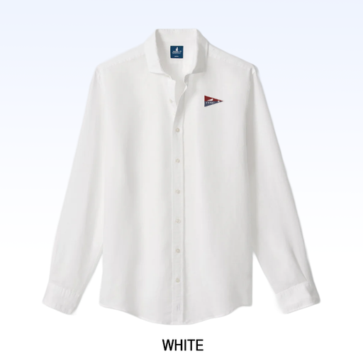 JOHNNIE-O LINEN BLEND BUTTON DOWN SHIRT - MCCARTHY SOLID