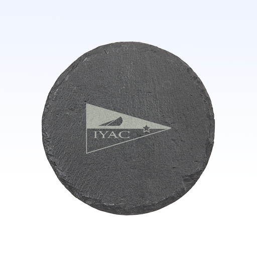 SET OF 4 SLATE COASTERS - 4"
